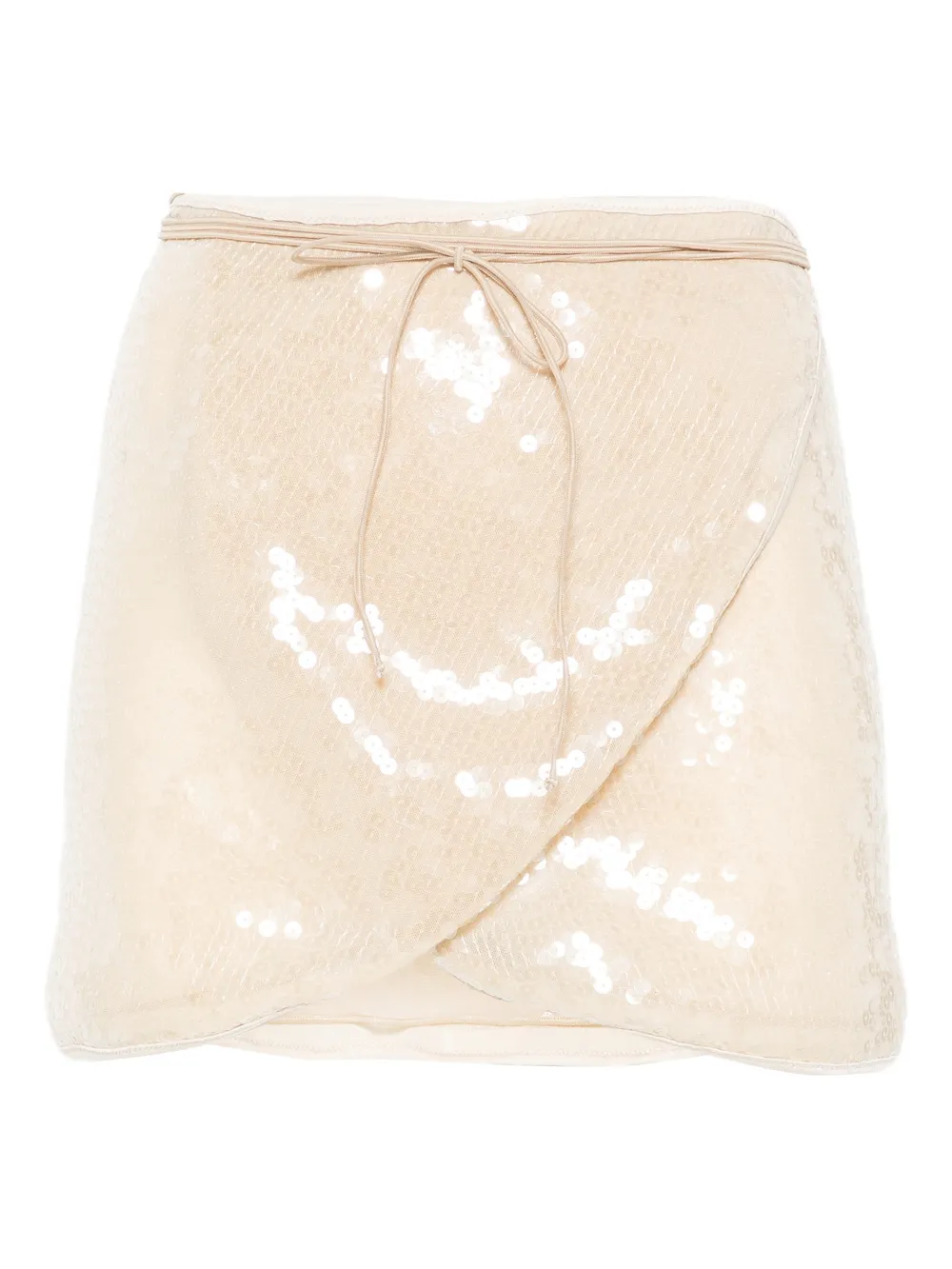 Oséree wrap design skirt | Neutrals | Image 1