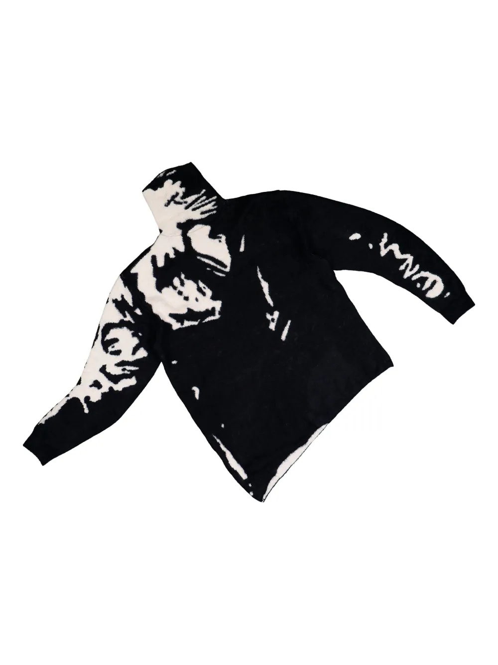 Doublet Long-sleeve Sweater In Black