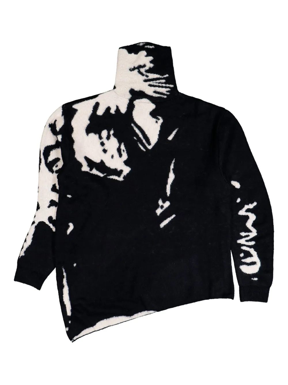 Doublet Long-sleeve Sweater In Black