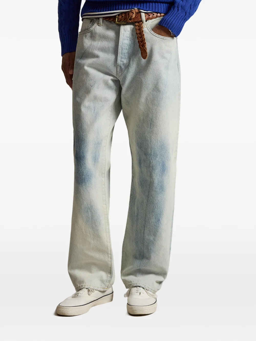 Polo Ralph Lauren Gerafelde jeans Blauw