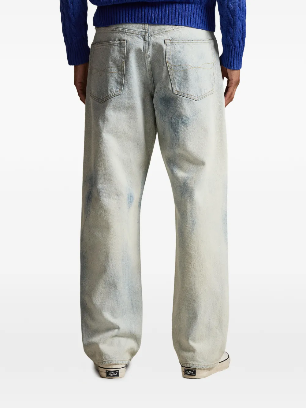 Polo Ralph Lauren Gerafelde jeans Blauw
