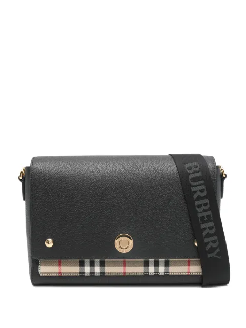 Burberry bolsa de hombro con motivo de cuadros