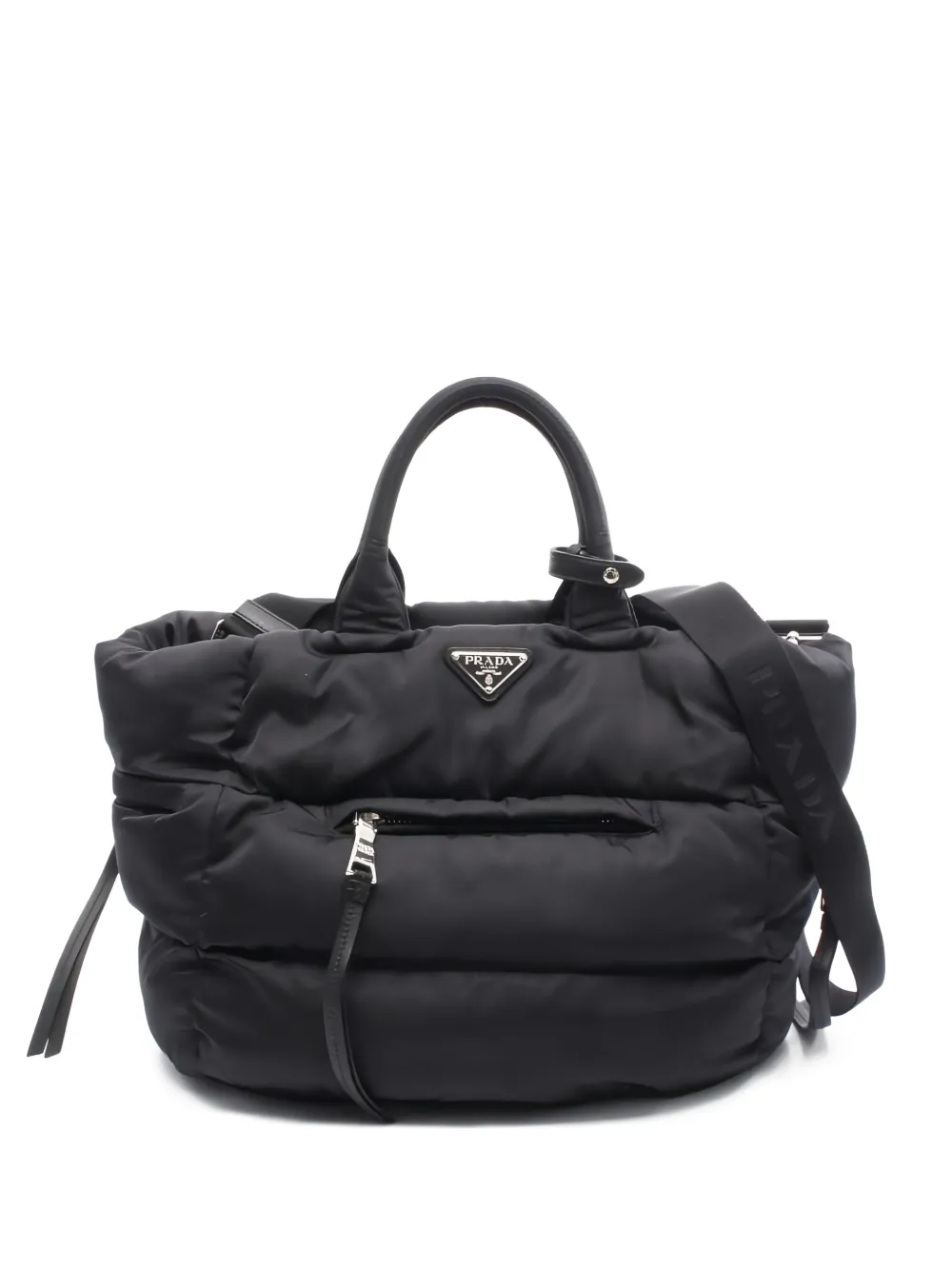 Prada Pre-Owned Borsa tote imbottita - Nero