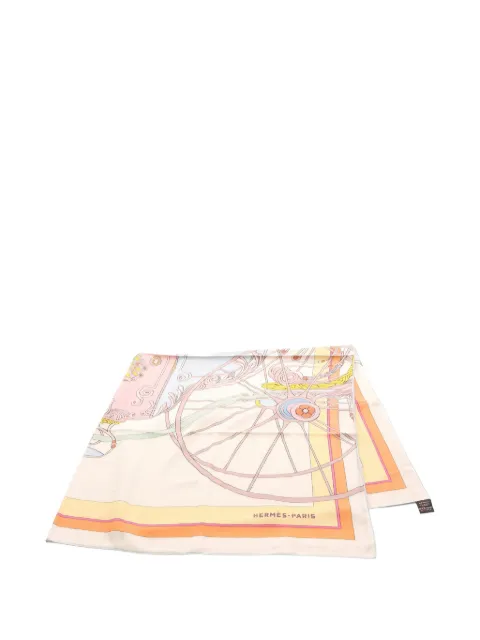 Hermès Pre-Owned carriage-pattern scarf