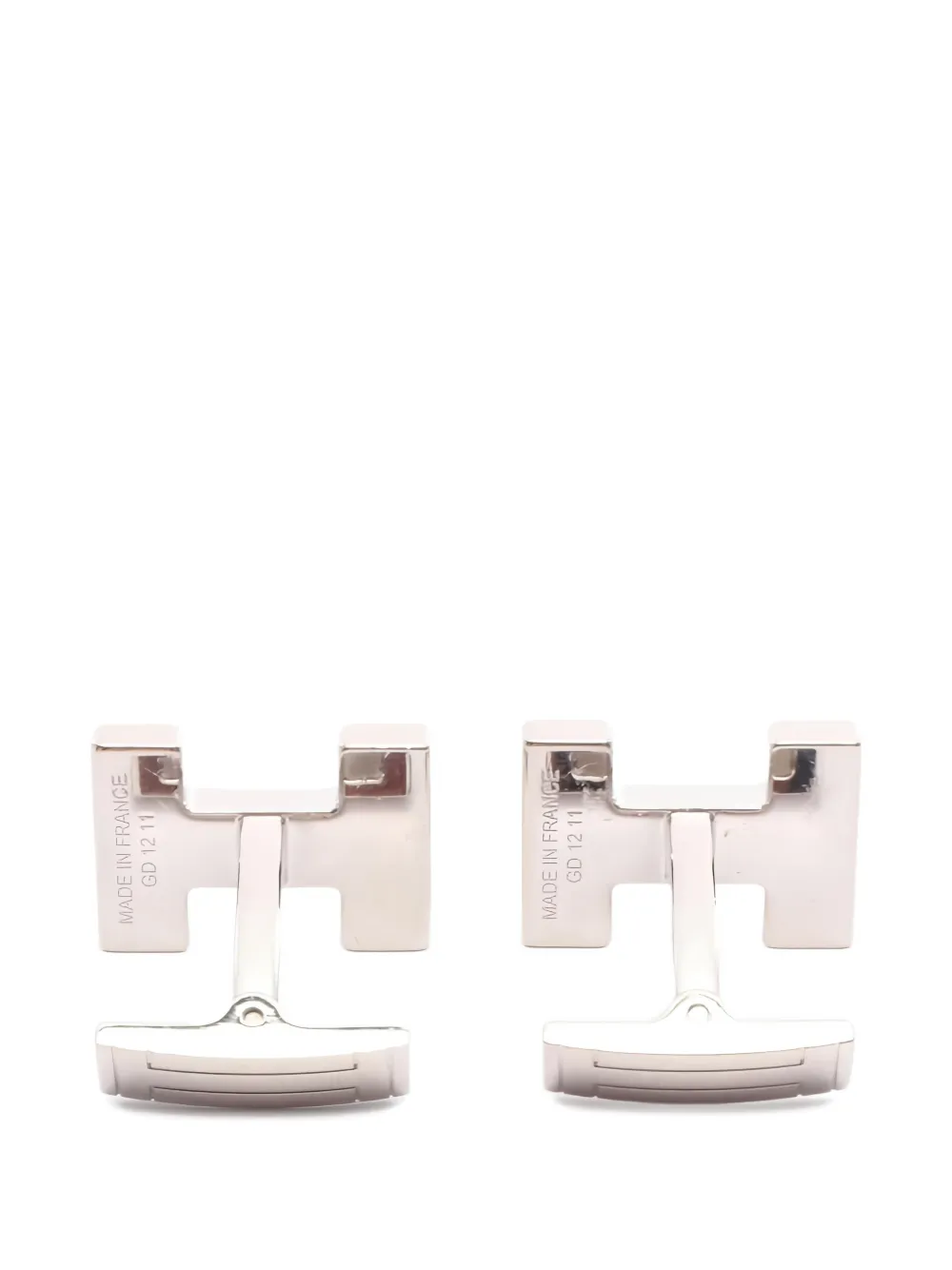 Hermès Pre-Owned rainbow-detail cufflinks | Image 2