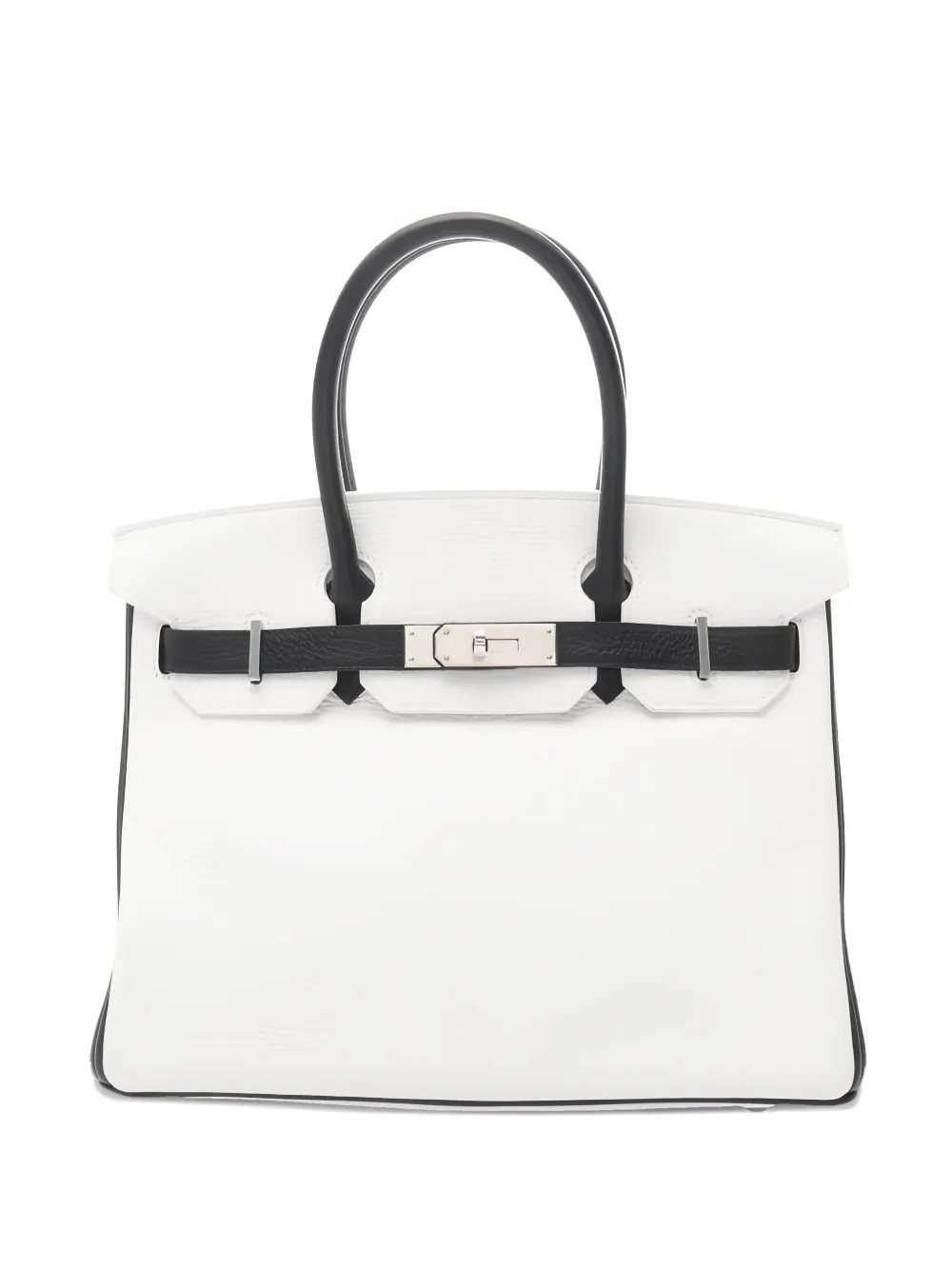 Hermès Pre-Owned 2020 30 Birkin leather tote bag - White