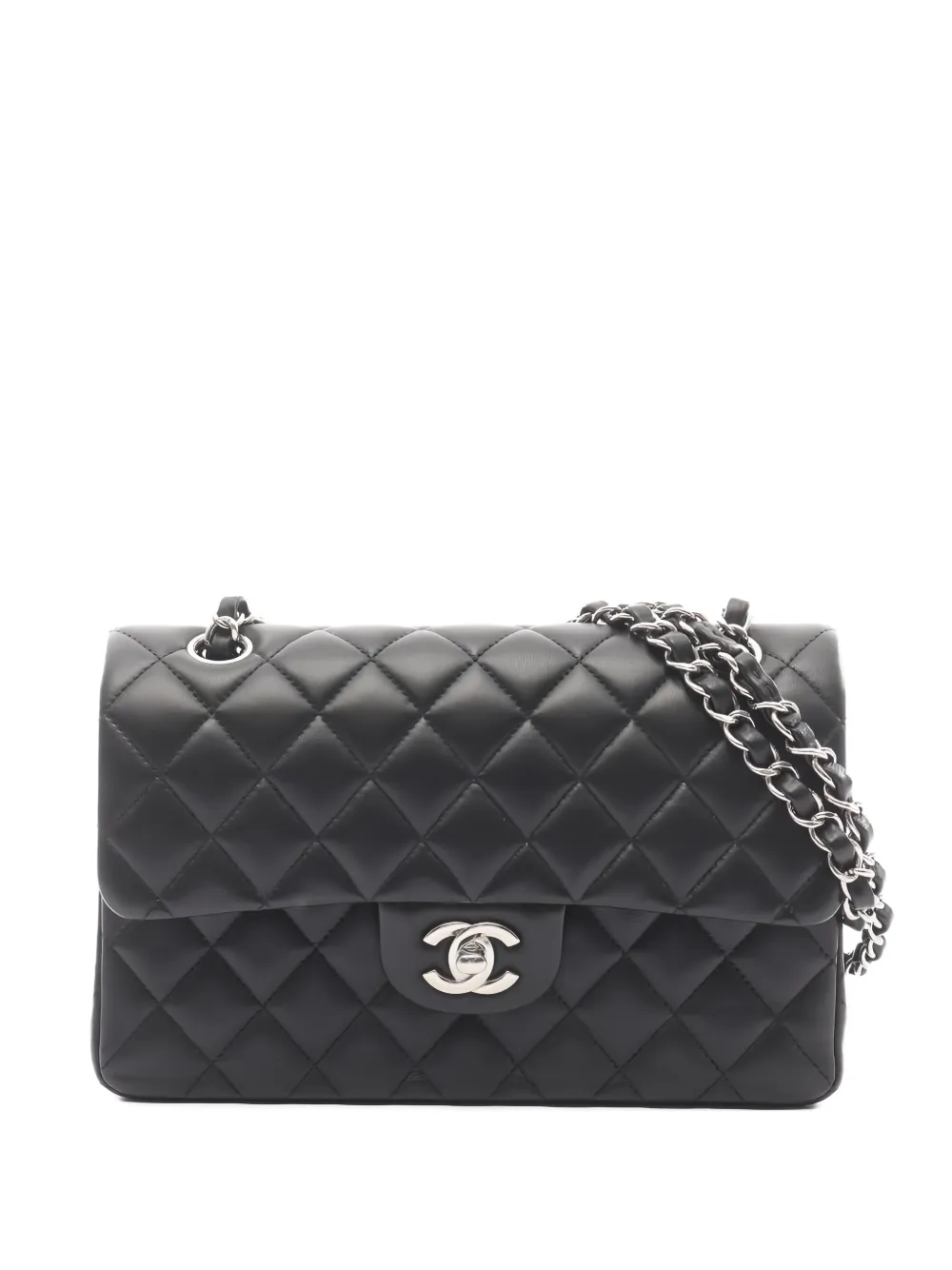 CHANEL Pre-Owned Borsa a spalla Double Flap matelassé 2021 - Nero