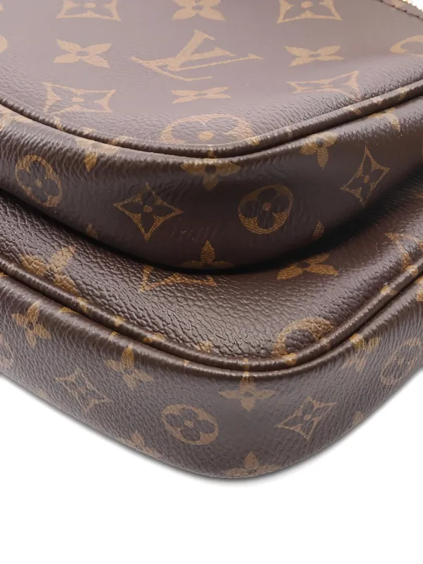 Louis Vuitton バッグ ダークブラウン Louis Vuitton Pre-Owned monogram-pattern Shoulder Bag | Brown