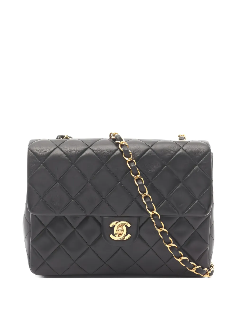 CHANEL Pre-Owned Borsa a spalla matelassé mini con catena 1994-1996 - Nero