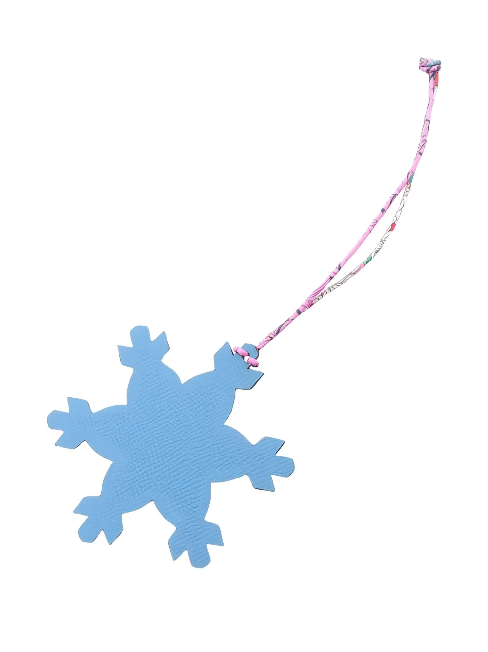 Hermès Pre-Owned snowflakes bag charm | Blue | Image 1