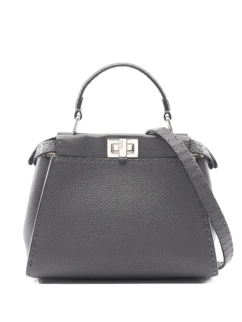 Fendi Pre-Owned Borsa tote Peekaboo Selleria mini anni 2010