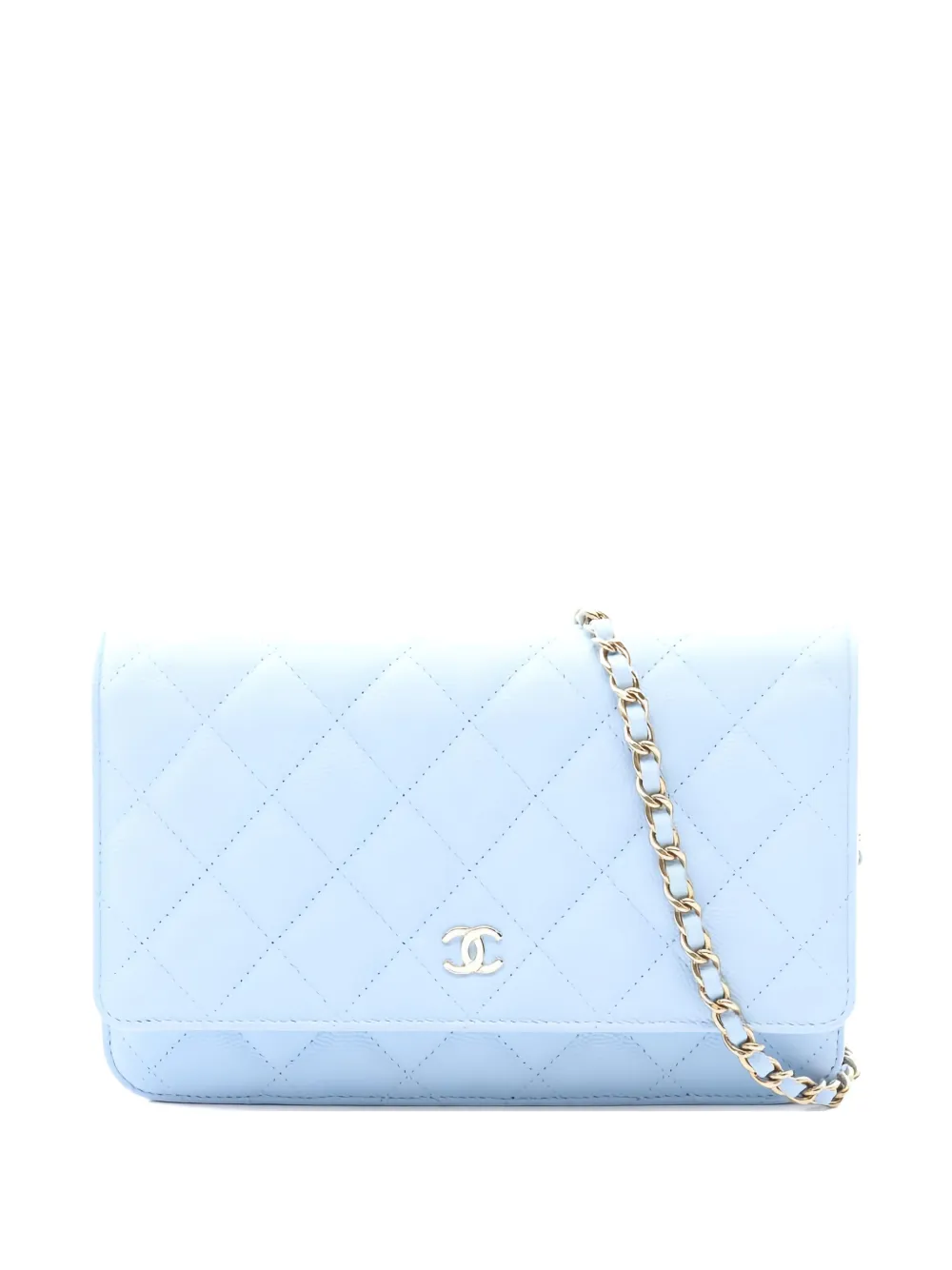 CHANEL Pre-Owned Portafoglio con catena Classic Flap Pre-owned 2021 - Blu