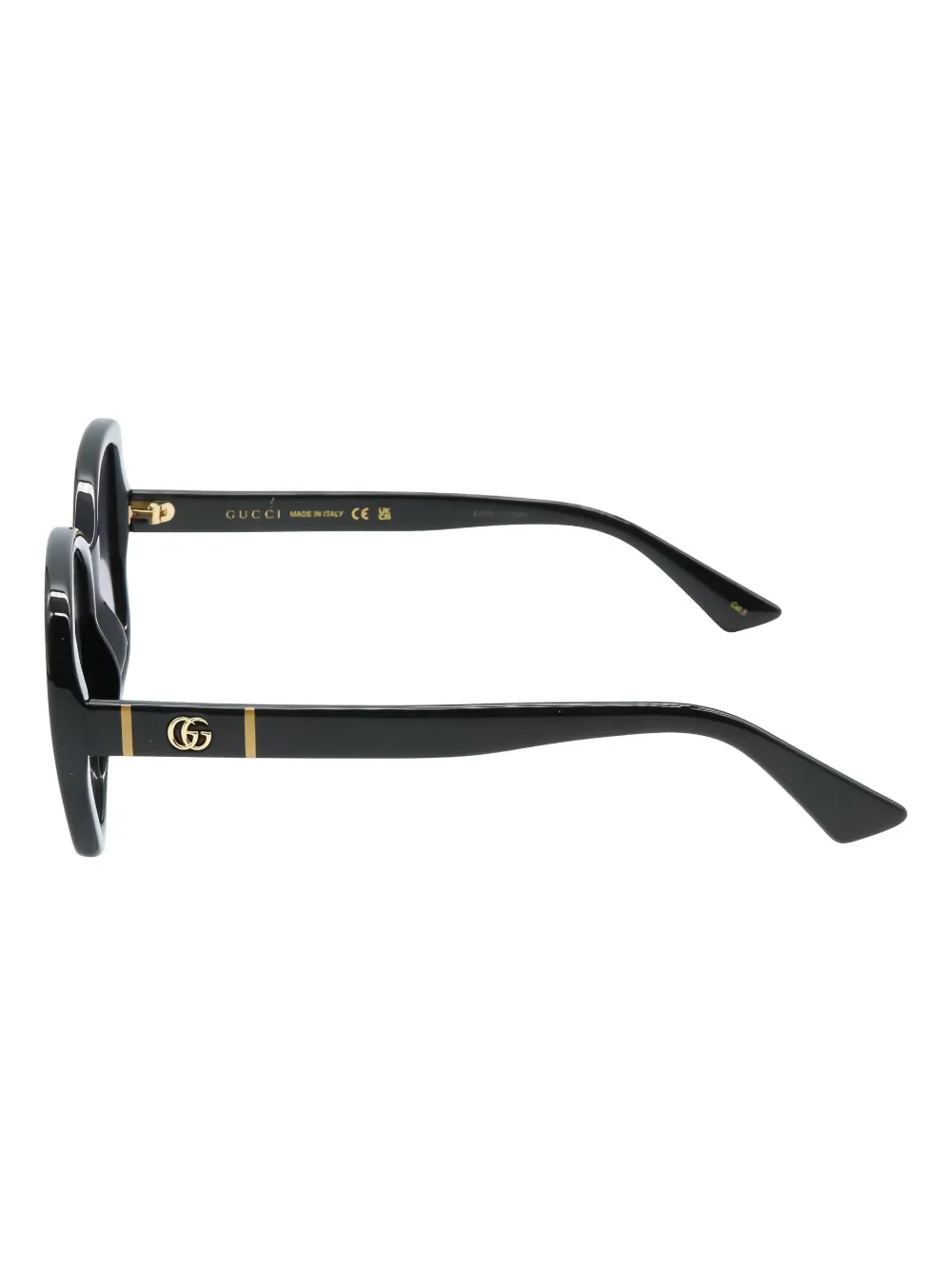  Gucci Pre-owned 2020s Butterfly-frame Sunglasses - Black 
