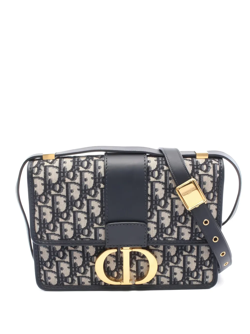 Christian Dior Pre-Owned Borsa a tracolla 30 Montaigne jacquard anni 2010 - Toni neutri