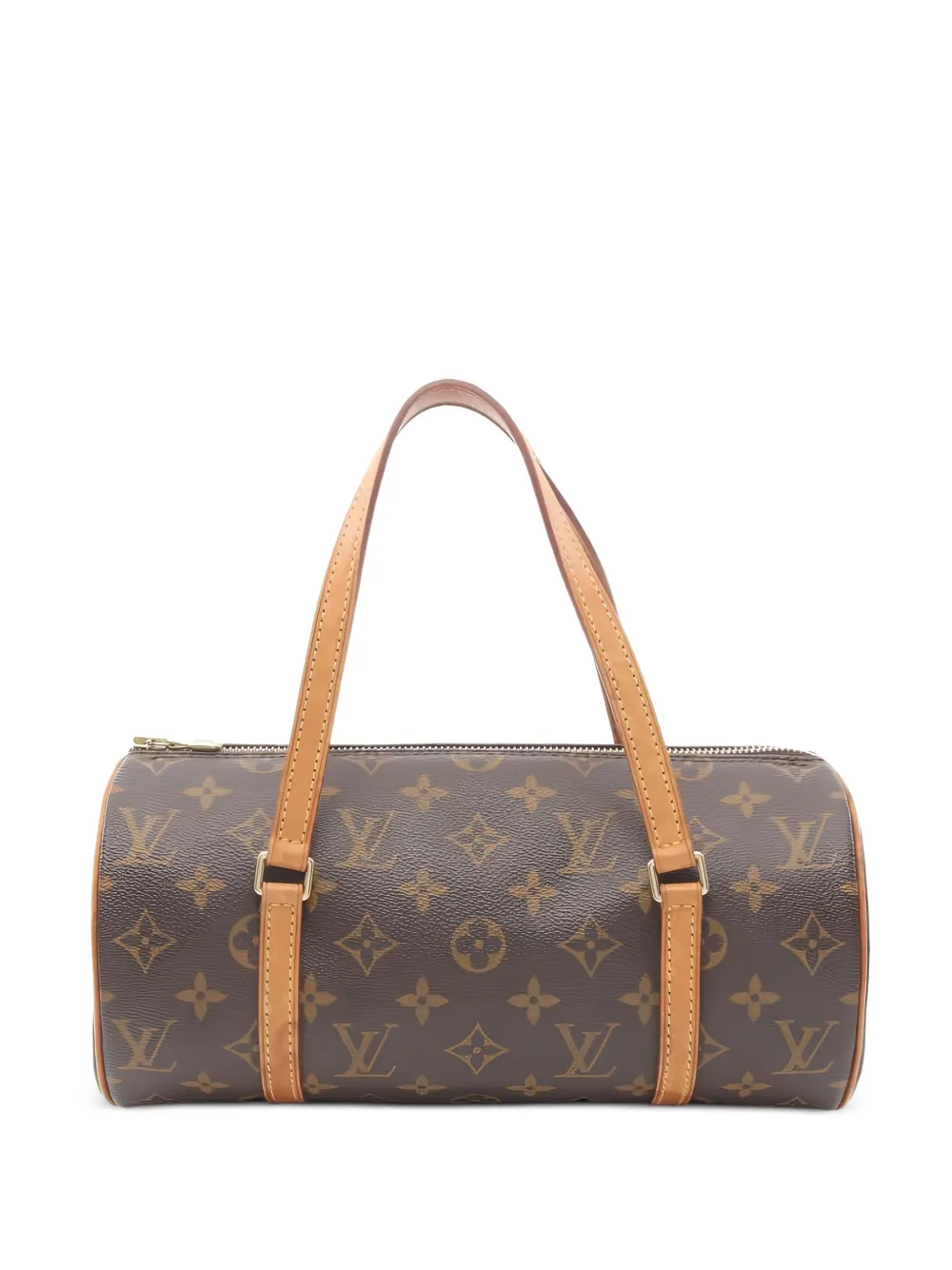 Louis Vuitton Pre-Owned 2003 Papillon 26 Monogram canvas cylinder handbag - Braun