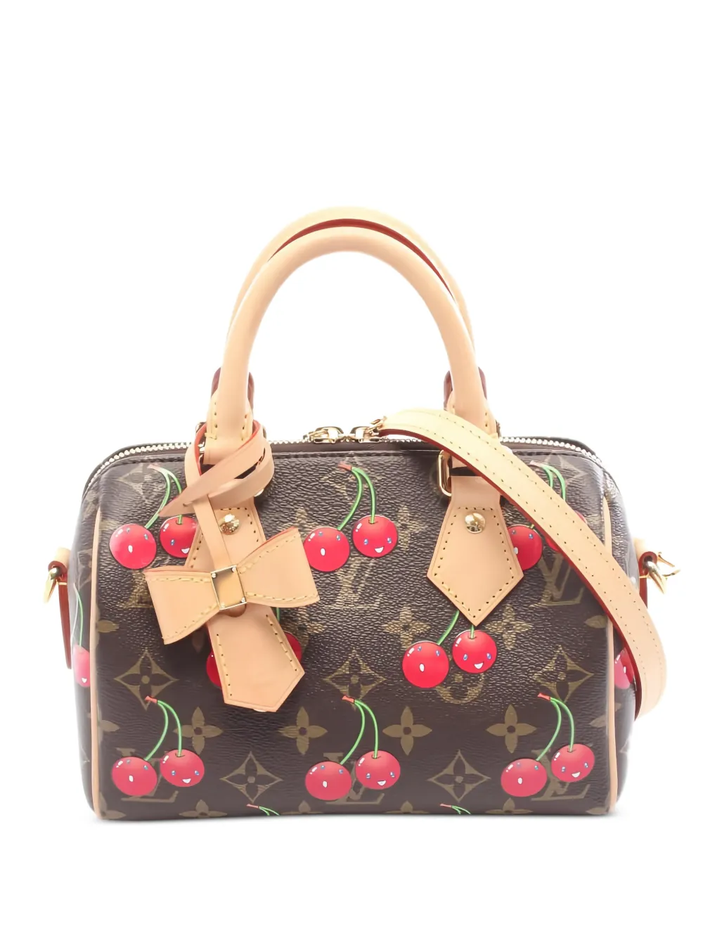 Louis Vuitton Pre-Owned x Takashi Murakami Borsa tote Speedy Bandouliere 20 anni 2010 - Marrone