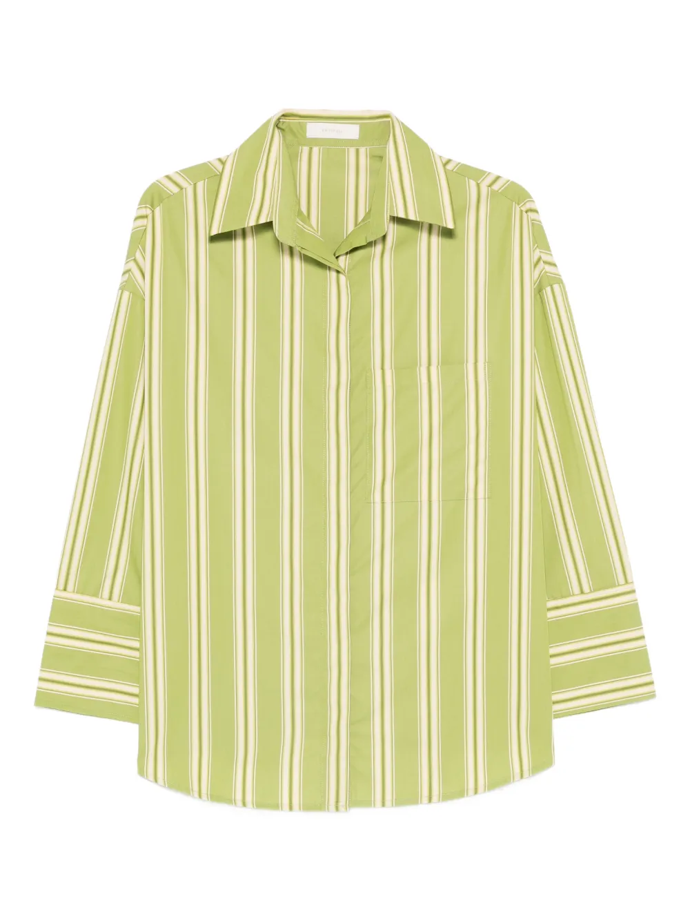 Faithfull the Brand Clemente striped pattern shirt - Grün