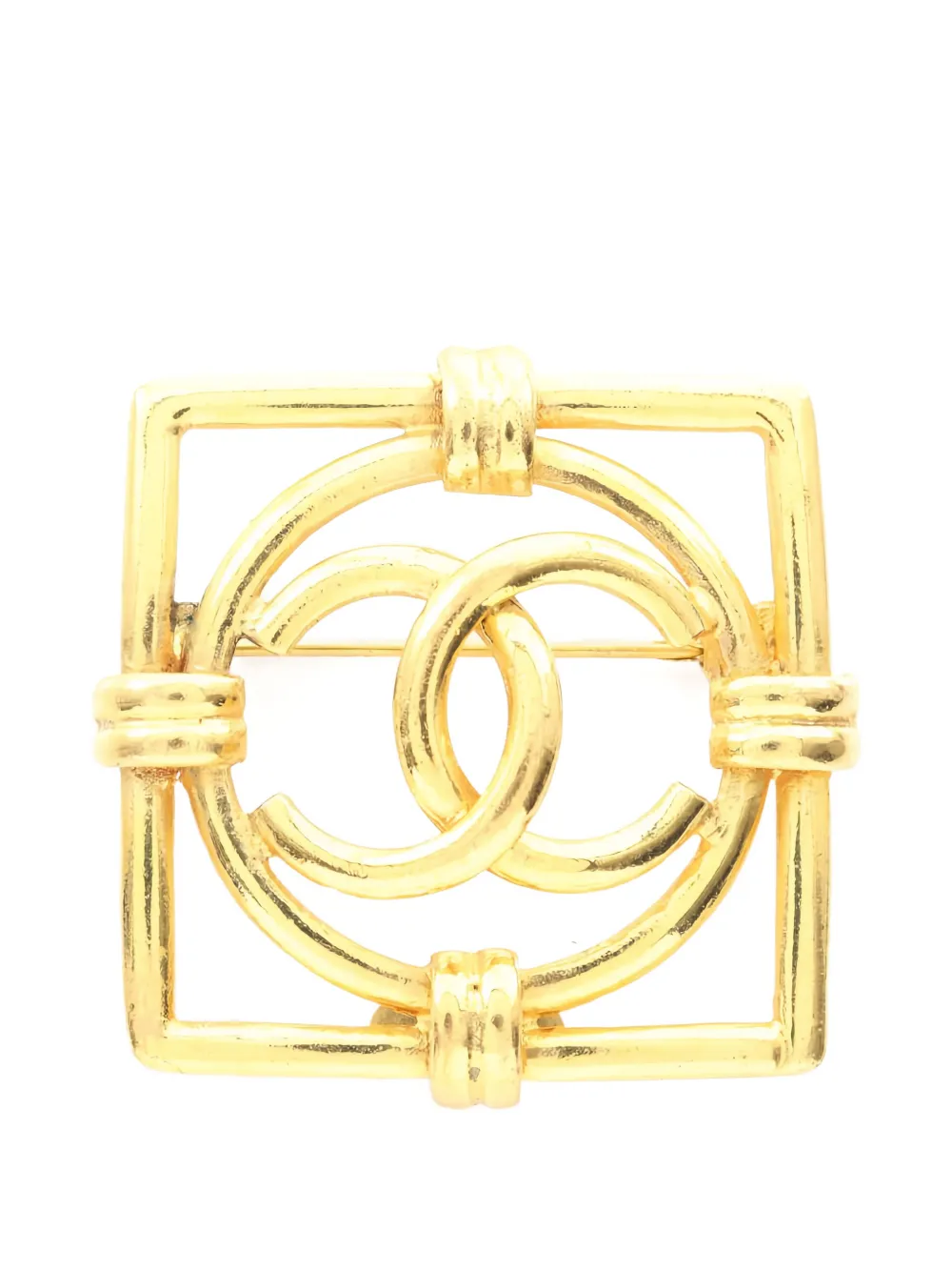 CHANEL Pre-Owned Spilla Coco-mark - Oro
