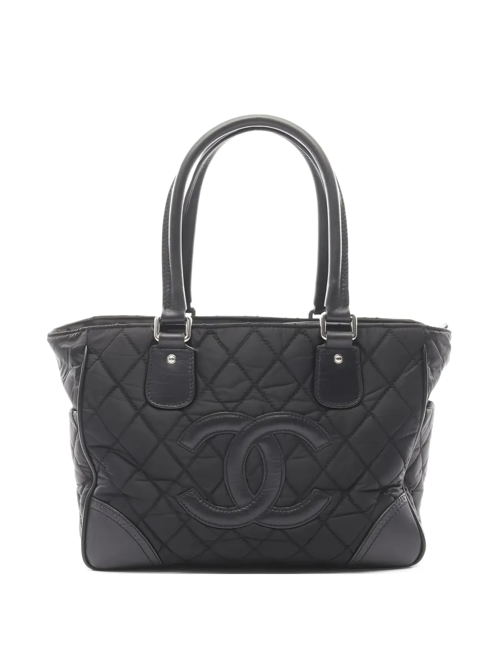 CHANEL Pre-Owned Borsa tote Paris New York in pelle trapuntata 2008-2009 - Nero