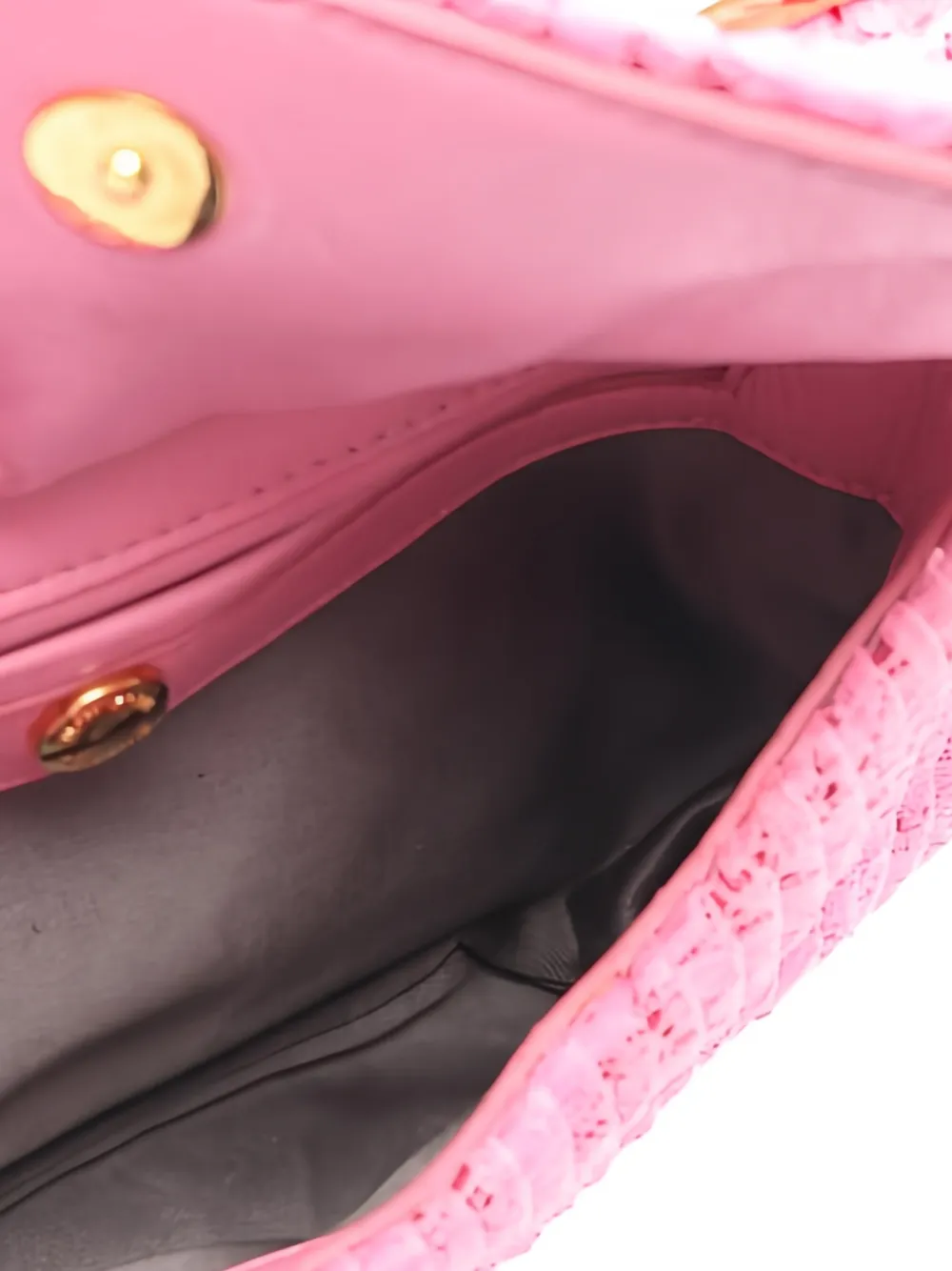 Miu Miu Pre-Owned 2020s lace shoulder bag | Image 2