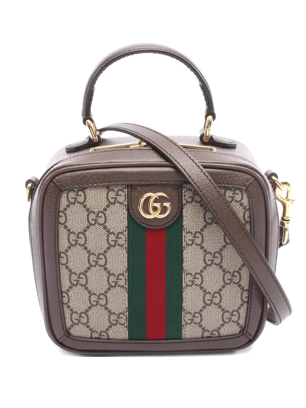 Gucci Pre-Owned Borsa tote Ophidia mini anni 2010 - Marrone