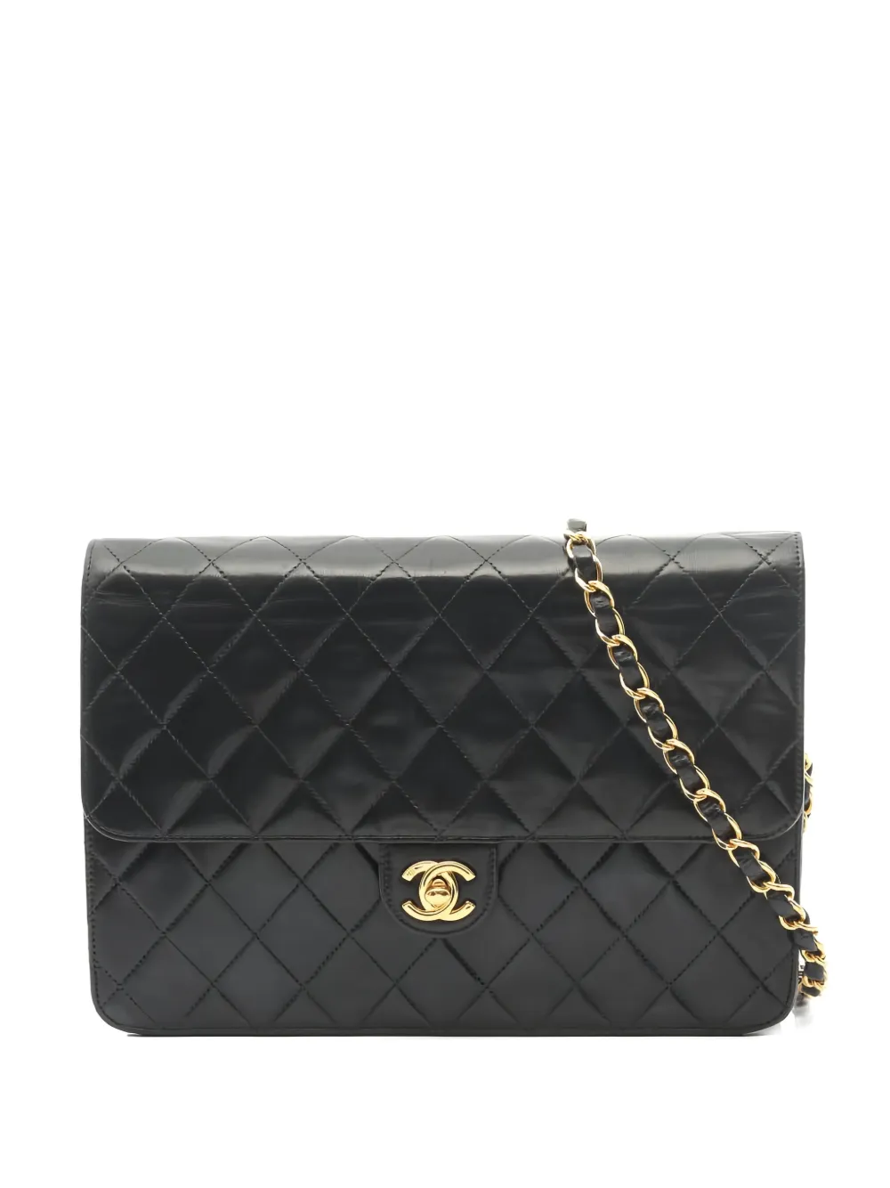 CHANEL Pre-Owned Borsa a spalla Single Flap 2002-2003 - Nero