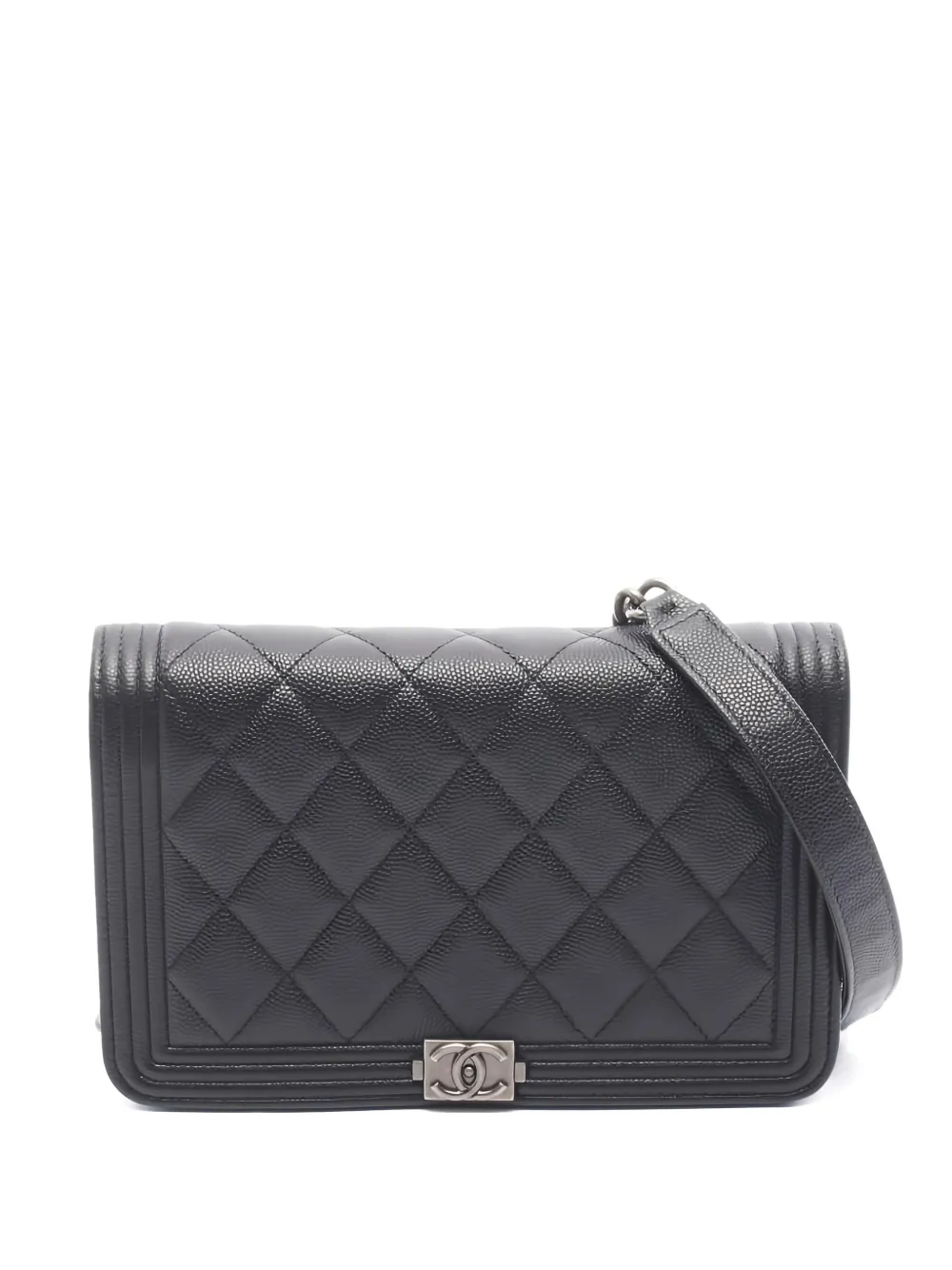 CHANEL Pre-Owned Borsa a tracolla matelassé 2021 - Nero