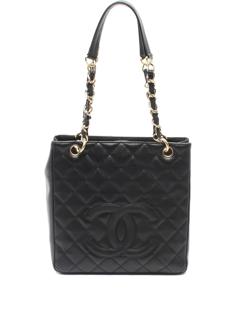 CHANEL Pre-Owned Borsa a spalla trapuntata 2002-2003 - Nero