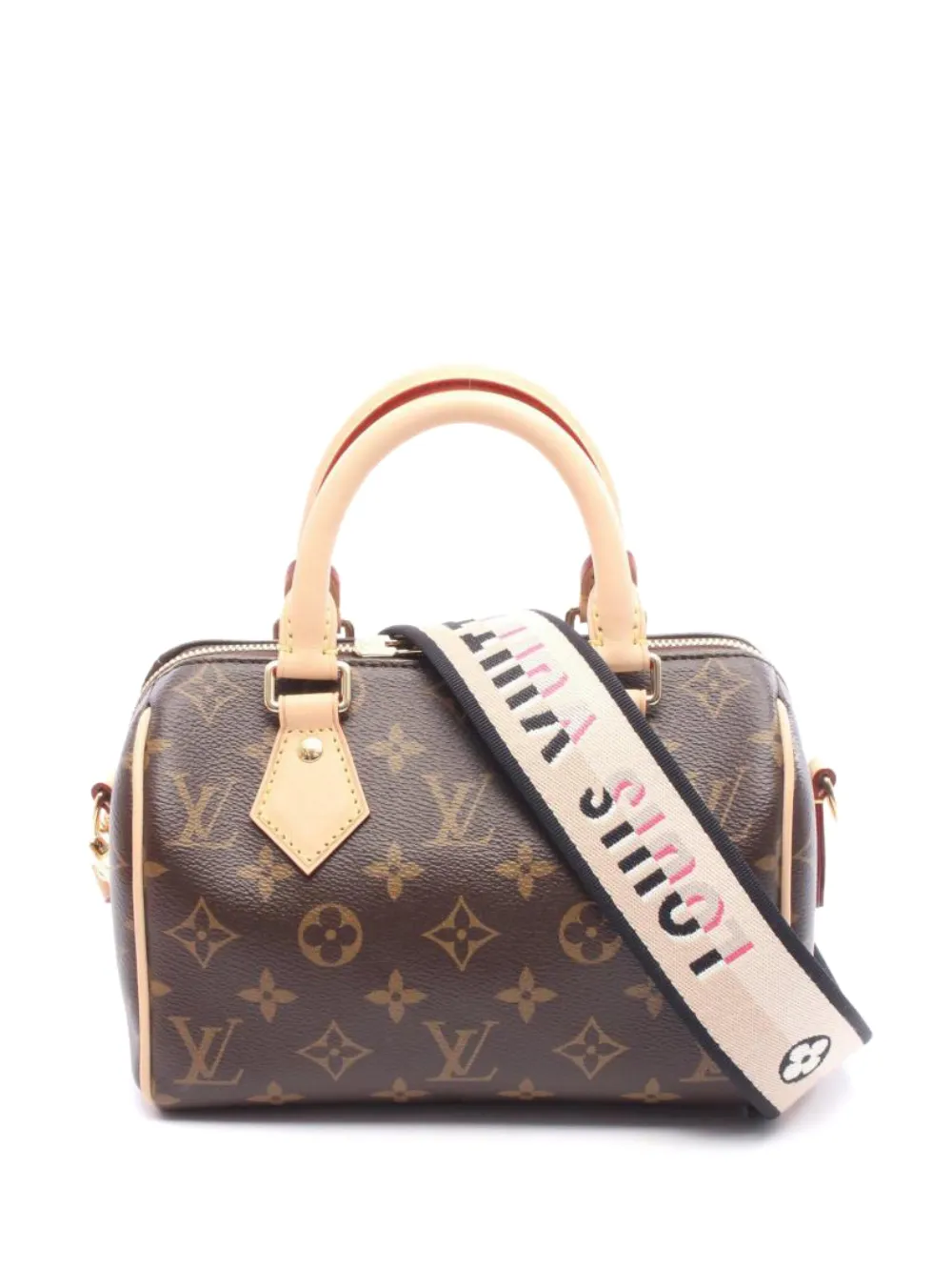 Louis Vuitton Pre-Owned Borsa a mano 20 Speedy Bandouliere con monogramma - Marrone