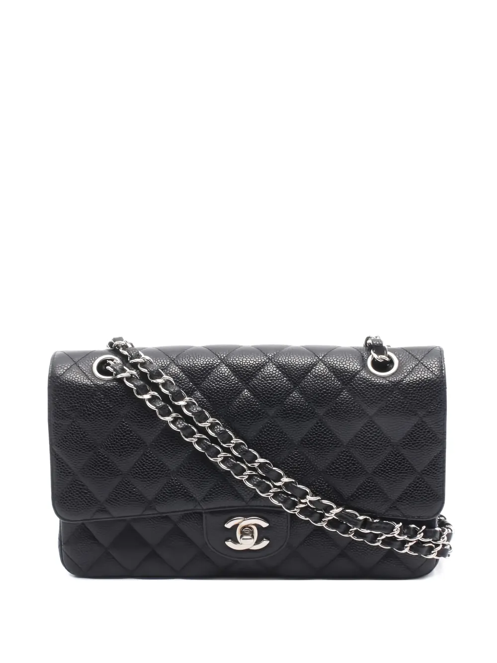 CHANEL Pre-Owned Borsa a spalla Double Flap matelassé 2009-2010 - Nero