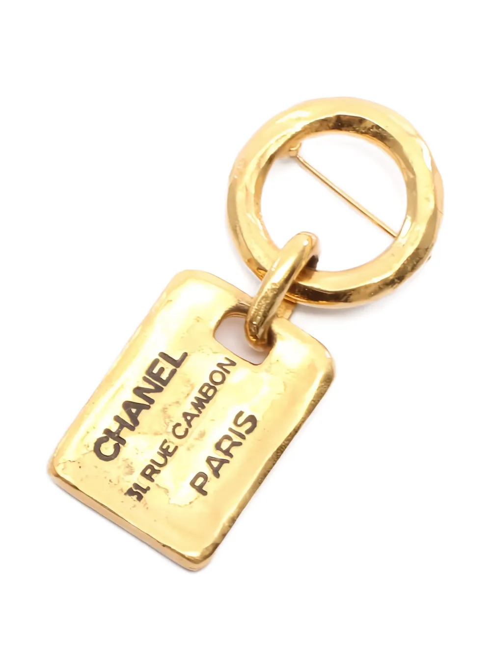 CHANEL Pre-Owned Spilla Rue Cambon 1986-1988 - Oro