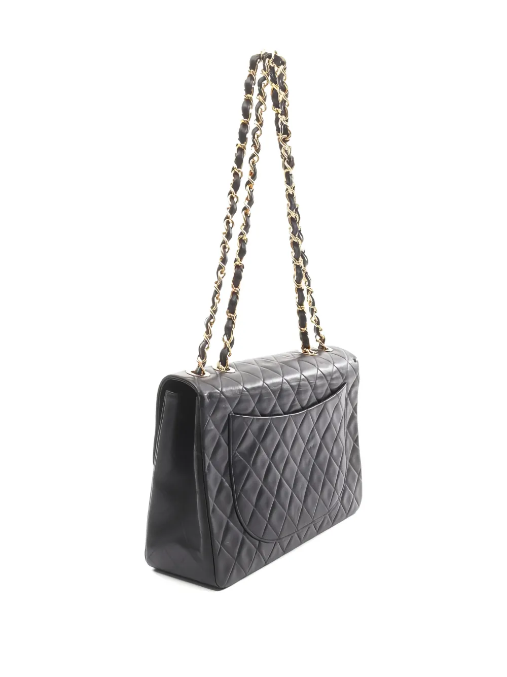 CHANEL Pre-Owned 1991-1994 Deca Matelassé 34 schoudertas - Zwart