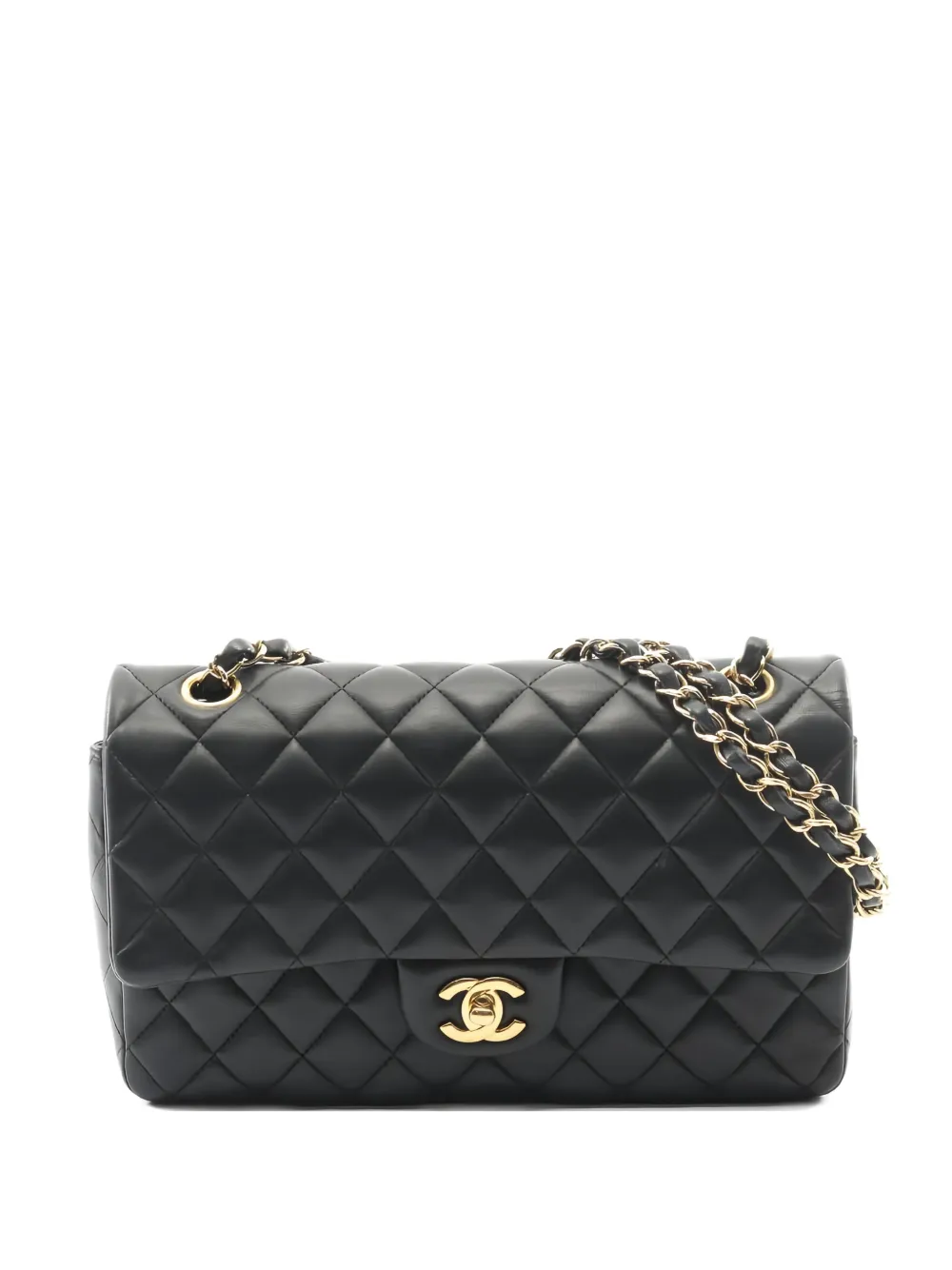 CHANEL Pre-Owned Borsa a spalla Double Flap 2017-2018 - Nero