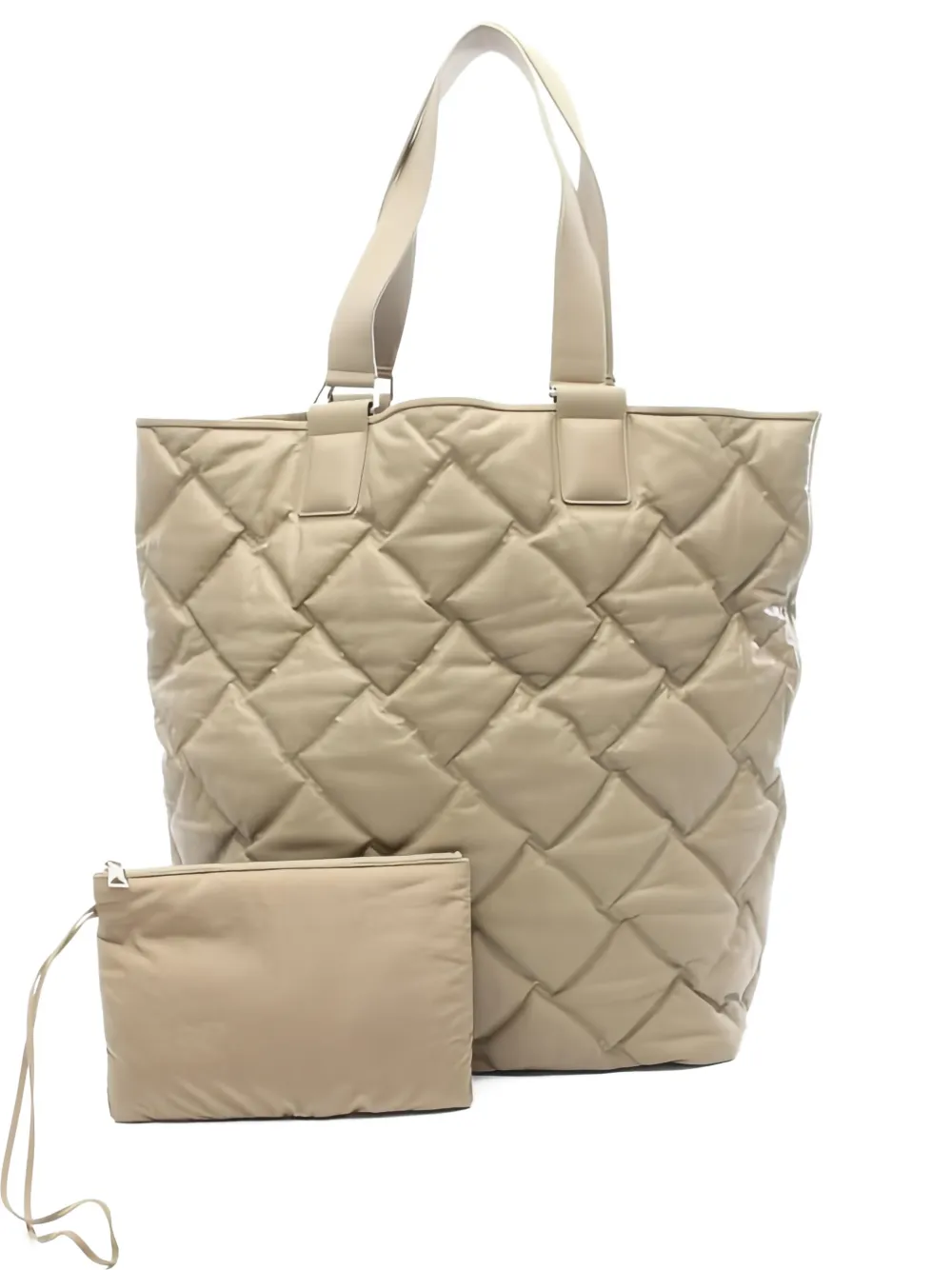 Bottega Veneta Pre-Owned Borsa tote Puffy trapuntata - Toni neutri