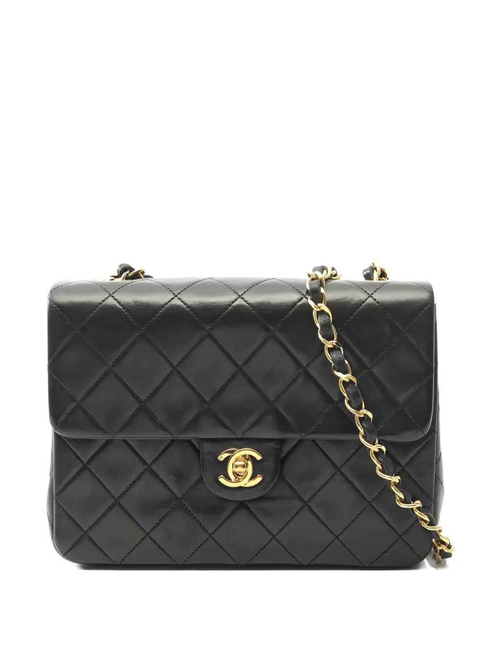 CHANEL Pre-Owned Borsa a tracolla Matelasse 20 mini 1989-1991 - Nero