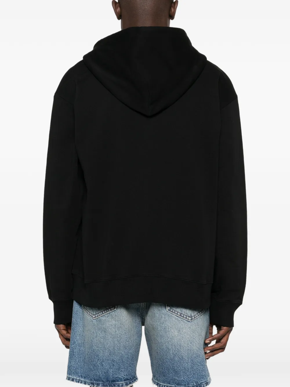 MM6 Maison Margiela Trui met capuchon en rits Zwart