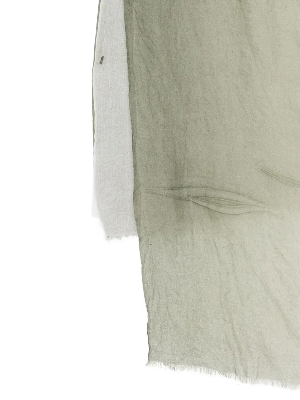  N.peal Dip Dye Scarf - Green 