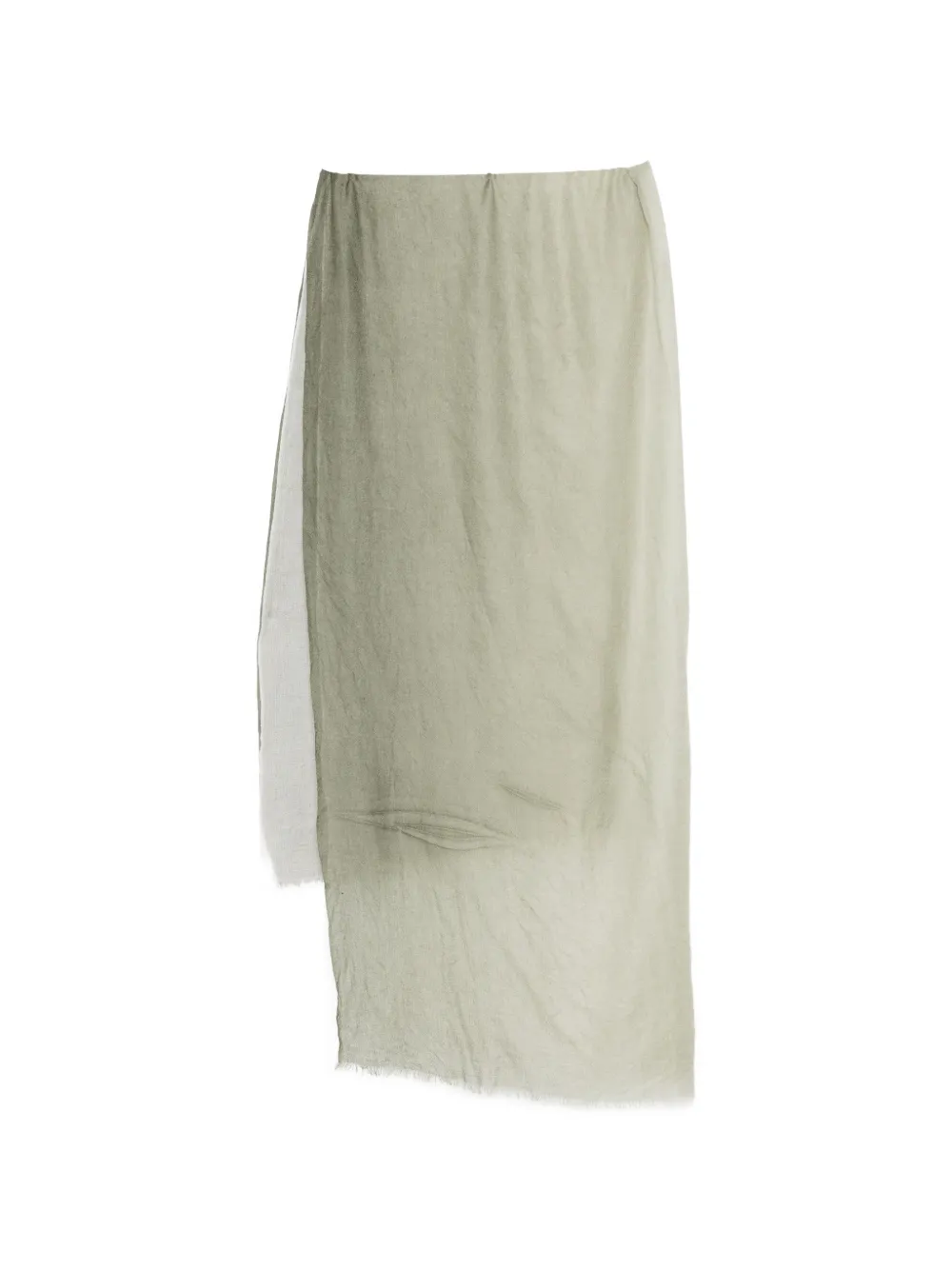 N.Peal Sciarpa con effetto dip dye - Verde