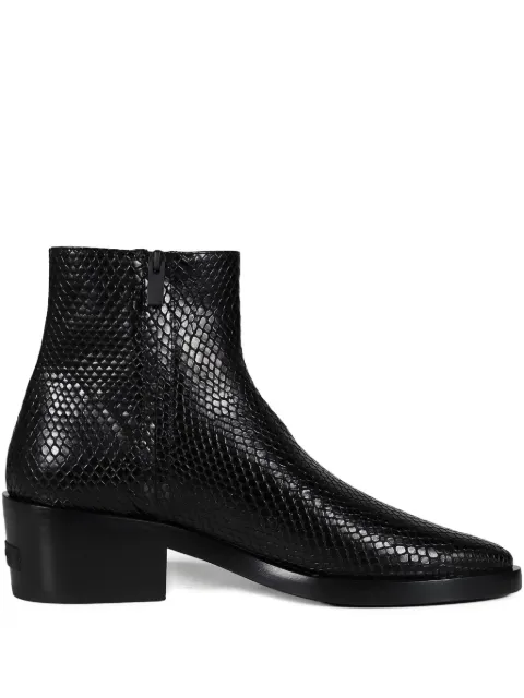Fear Of God Santa Fe lizard-effect boots