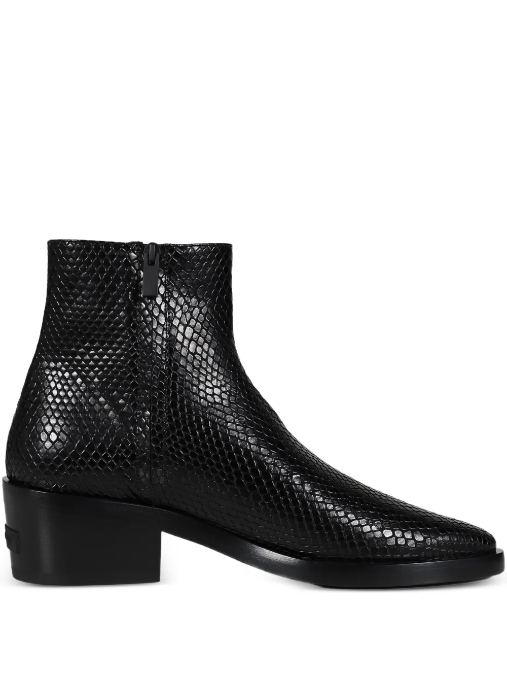 Fear Of God Santa Fe lizard-effect boots | Black | Image 1