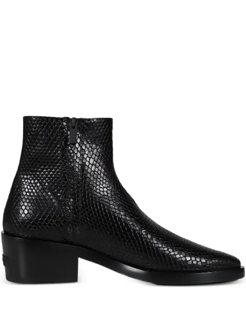 Fear Of God Santa Fe lizard-effect boots