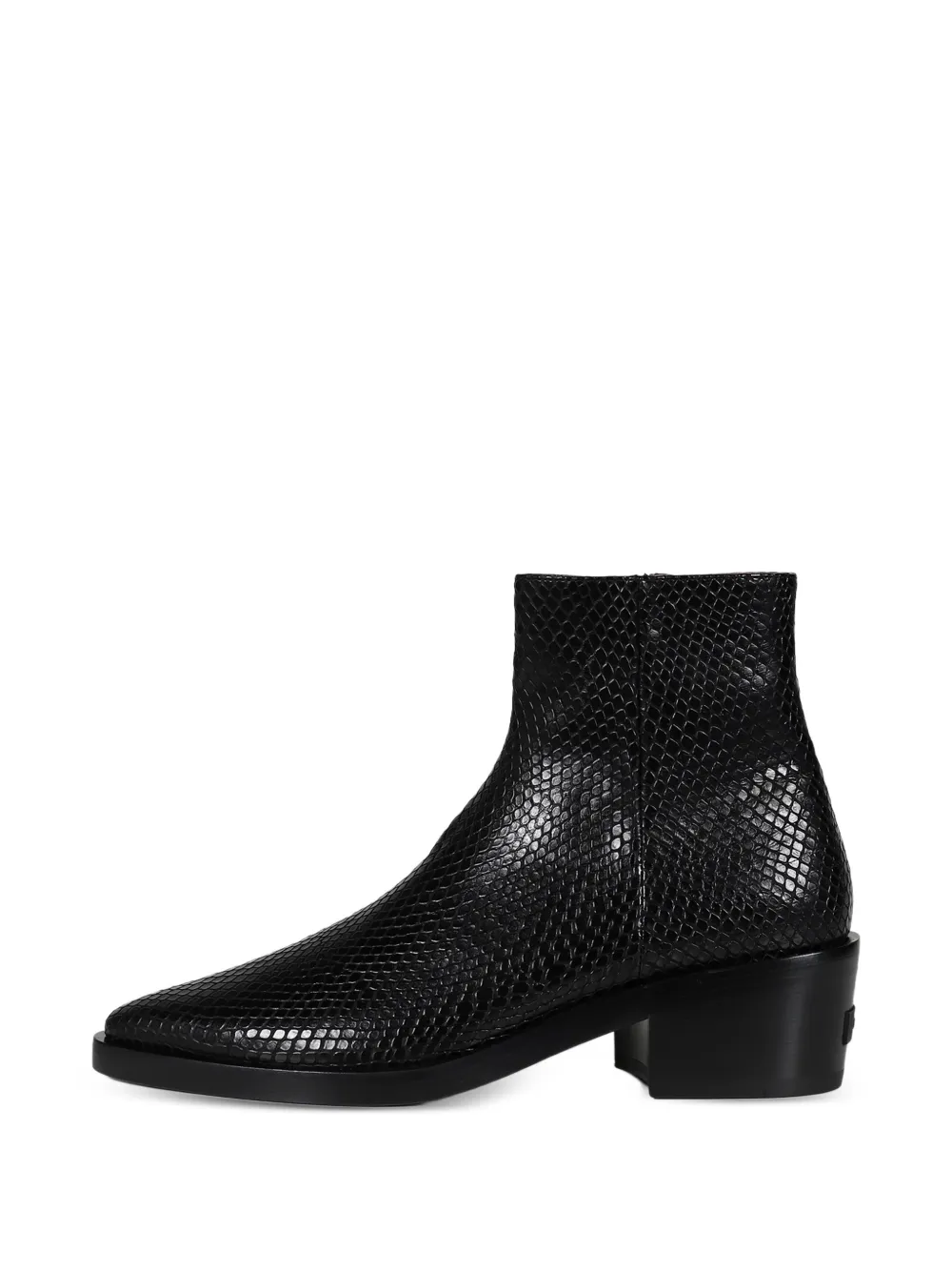 Fear Of God Santa Fe laarzen met hagedissenhuid-effect Zwart