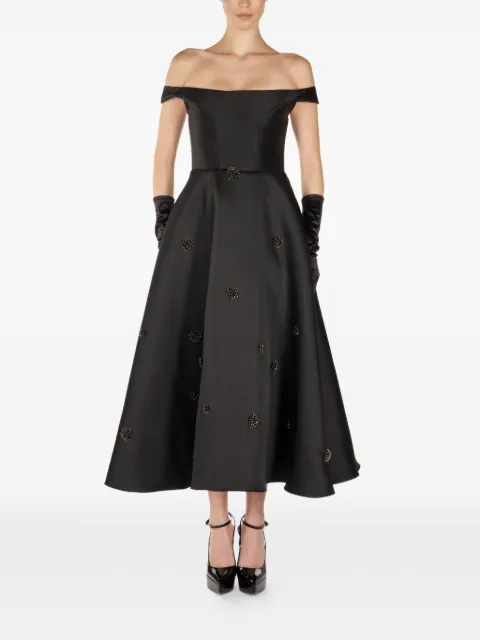 ARAFTU embellished off-shoulder midi dress