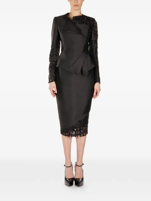 ARAFTU cut-out panelled suit
