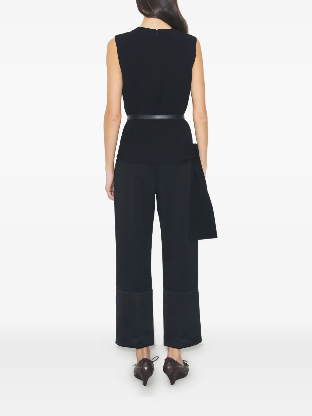 Tory Burch Cropped broek Zwart