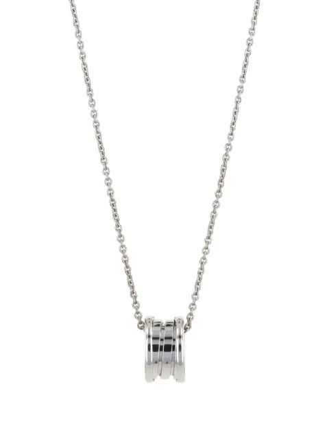 Bvlgari Pre-Owned 2010's B.Zero1 spiral white gold necklace