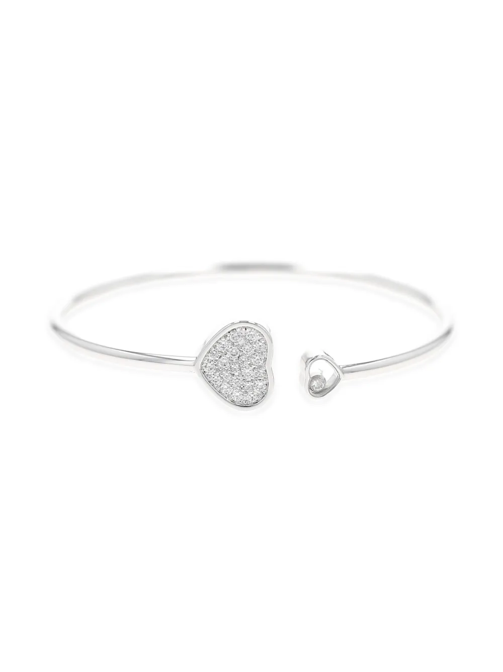  Chopard Pre-owned 2020's Diamond Heart Bracelet - Silver 
