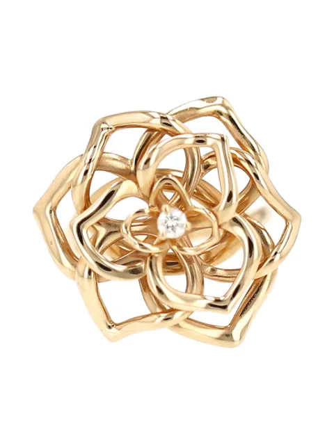 Piaget 2010's diamond rose gold ring