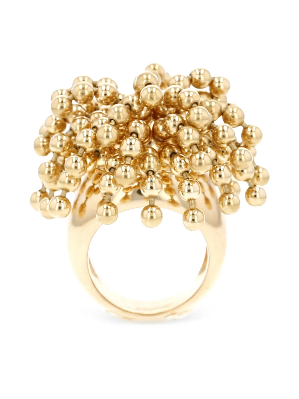 Cartier 1999 yellow gold pearl ring