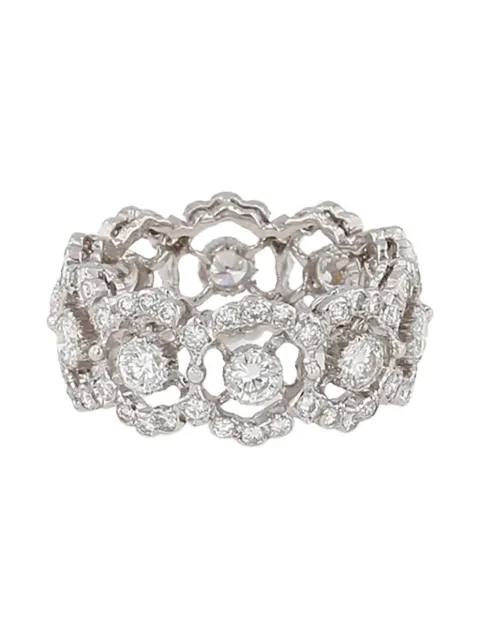 Buccellati 1970's Eternelle Ghirlanda diamond white goldring